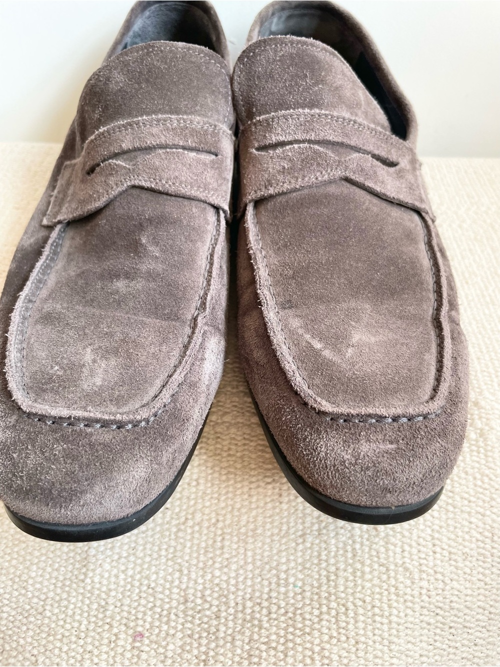 To Boot New York Shoes Mens 10  Adam Derrick Suede Penny Loafers 341301 - Picture 3 of 11